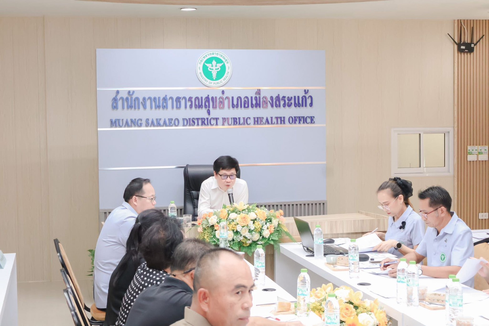 สพอ.เมืองสระแก้ว เข้าร่วมประชุมคณะกรรมการ พชอ.เมืองสระแก้ว เพื่อติดตามการดำเนินงานขับเคลื่อนการพัฒนาคุณภาพชีวิตของประชาชน